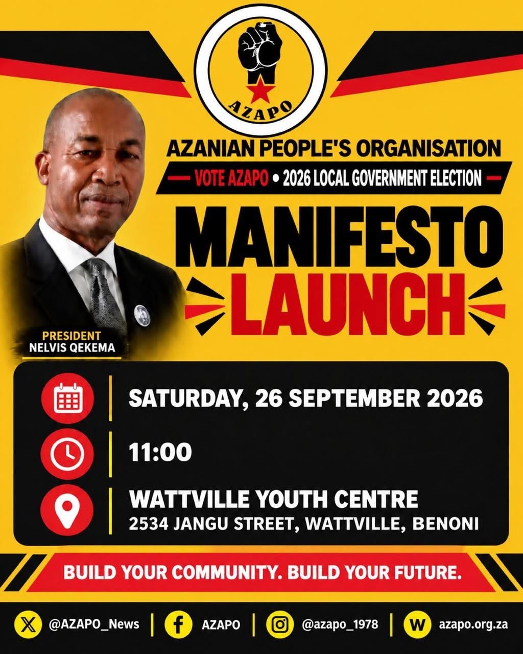 AZAPO - Local Government Election Manifesto Launch 2026